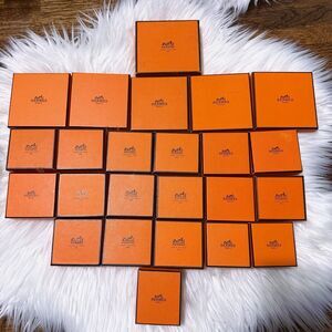 24 Authentic HERMES Assorted Empty Boxes Collection Bulk Sale